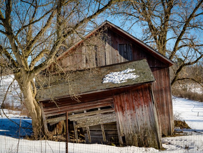 Barn Collapsing | Upstate NY Photography | New York Landscapes and Scenes | Albany NY Photographer Dave Butterworth | EyeWasHere Photography | Eye Was Here