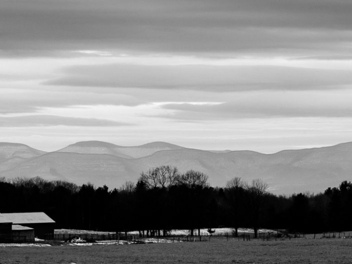 Catskill Mountains 2 | Hudson Valley Black and White Landscape Photography by Dave Butterworth | EyeWasHere Paint it Black | Eye Was Here Photography
