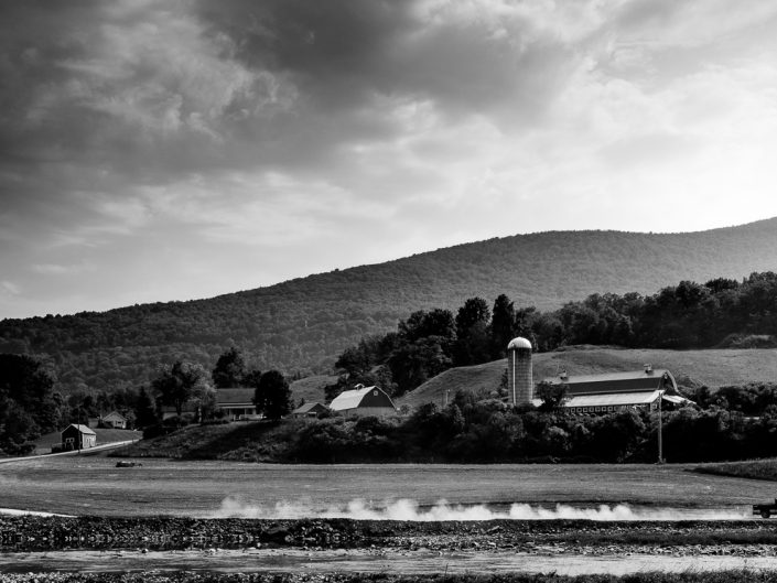 Dirt Road | Black and White Farm Landscape Moving Truck Photograph by Dave Butterworth | EyeWasHere Paint it Black | Eye Was Here Photography