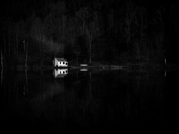 Home On The Lake | Black and White Photograph by Dave Butterworth | EyeWasHere Paint it Black | Eye Was Here Photography