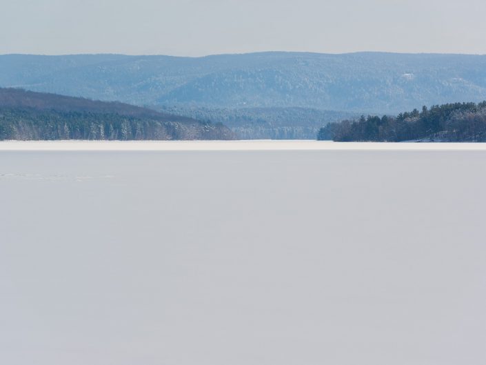Icy Reservoir | Upstate NY Winter Frozen Lake | Upstate NY landscape photography | Nature Photography | Photographer Dave Butterworth | EyeWasHere | Eye Was Here Photography