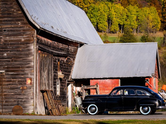 Old Barn & Car | Upstate NY Photography | New York Landscapes and Scenes | Albany NY Photographer Dave Butterworth | EyeWasHere Photography | Eye Was Here
