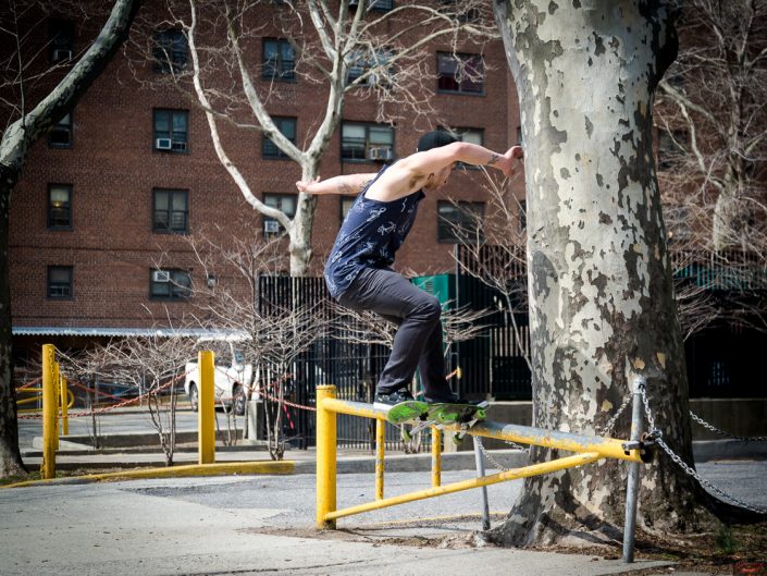 Paul Santiago LES Front Crook | New York Skateboarding Photography | NYC | New York City Skateboarder | Photographer Dave Butterworth | EyeWasHere Photography | Eye Was Here