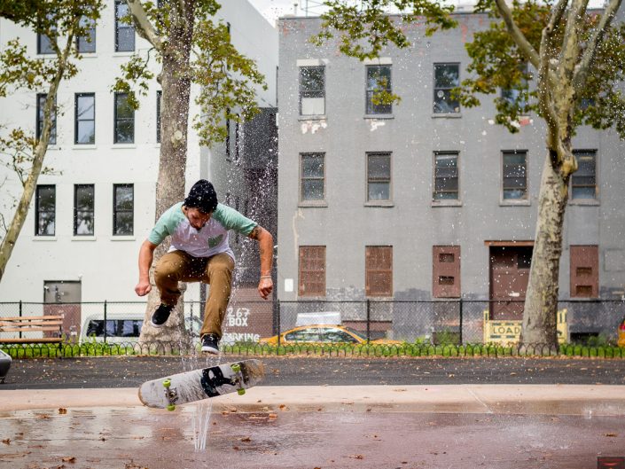 Paul Santiago Lazer Flip | New York Skateboarding Photography | Brooklyn NY Skateboarder | Photographer Dave Butterworth | EyeWasHere Photography | Eye Was Here