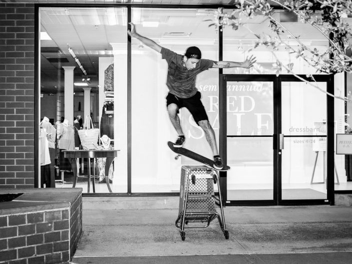 Paul Santiago Shopping Cart Nose Grind | New York Skateboarding Photography | Poughkeepsie NY Skateboarding | Skateboarder | Photographer Dave Butterworth | EyeWasHere Photography | Eye Was Here