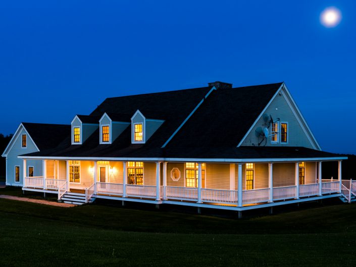 Rensselaerville NY Country Home Twilight | Upstate NY Residential Home Exterior Photography | Exteriors | New York Architectural Photographer Dave Butterworth | Real Estate | Albany NY | Saratoga Springs | Hudson Valley | Catskills | EyeWasHere | Eye Was Here Photography