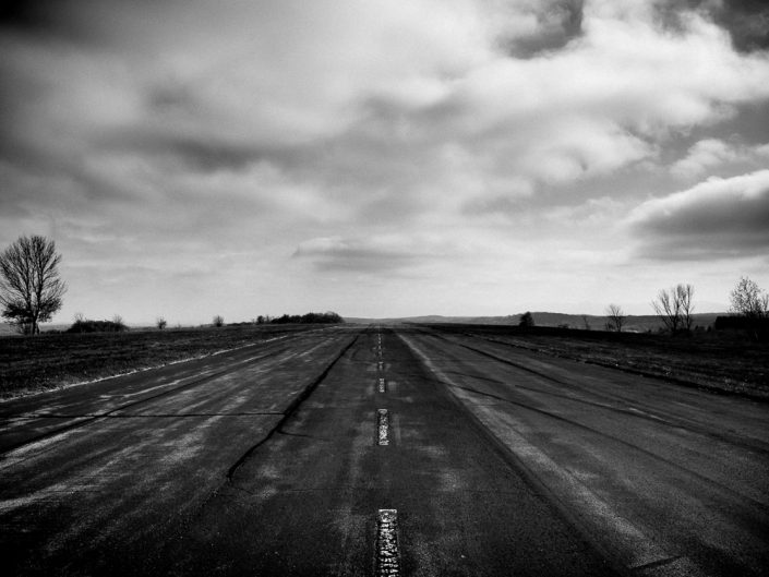 Road To Nowhere | Upstate NY Black and White Landscape Photography by Dave Butterworth | EyeWasHere Paint it Black | Eye Was Here Photography