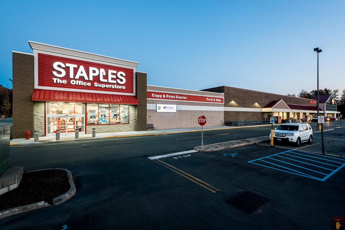 Monticello NY Shop Rite & Staples | Hudson Valley Commercial Real Estate Photographer Dave Butterworth | EyeWasHere
