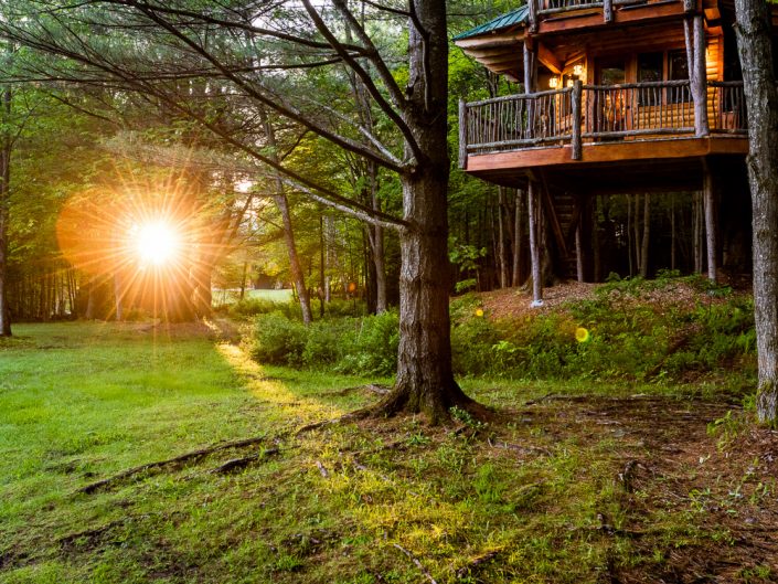 Waterbury VT Treehouse | Upstate NY Residential Home Exterior Photography | Exteriors | New York Architectural Photographer Dave Butterworth | Real Estate | Albany NY | Saratoga Springs | Hudson Valley | Catskills | EyeWasHere | Eye Was Here Photography