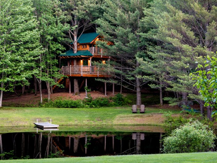 Waterbury VT Treehouse | Upstate NY Residential Home Exterior Photography | Exteriors | New York Architectural Photographer Dave Butterworth | Real Estate | Albany NY | Saratoga Springs | Hudson Valley | Catskills | EyeWasHere | Eye Was Here Photography