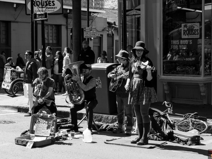 New Orleans Street Musicians | Black and White Photography | Candids | Portraits | People | Artists | Street Performers | New Orleans Louisiana Photography | Photographer Dave Butterworth | Eye Was Here Photography | EyeWasHere